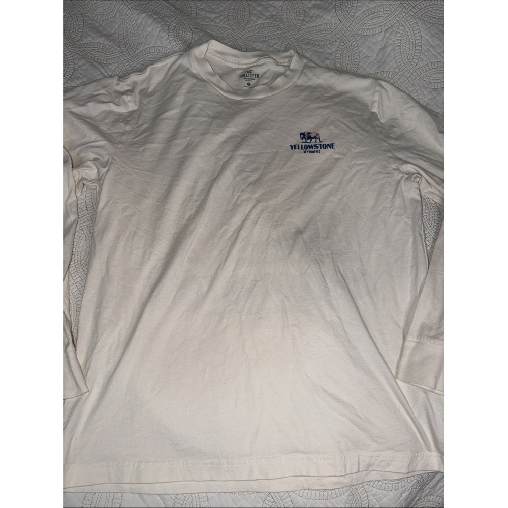 Hollister Yellowstone Wyoming Men's Sz M Long‎ Sleeve Shirt EUC